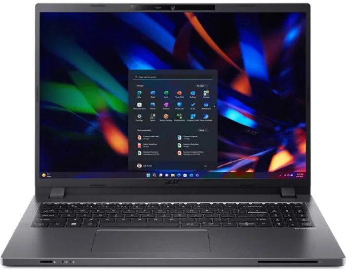 Acer TravelMate TMP216-51-G2-TCO 16“ WUXGA Intel Core 5 120U/1x16GB/256GB SSD/Intel Iris Xe/Win11ProEDU/SWE backlit kbd/FP/SCreader/Grey/3Y