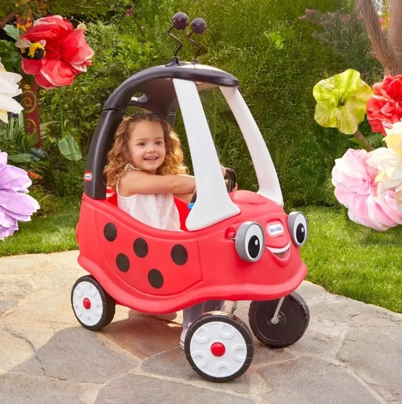 Little Tikes  Cozy Coupe, design buburuza, plastic, 74.39x41.91x91.44cm
