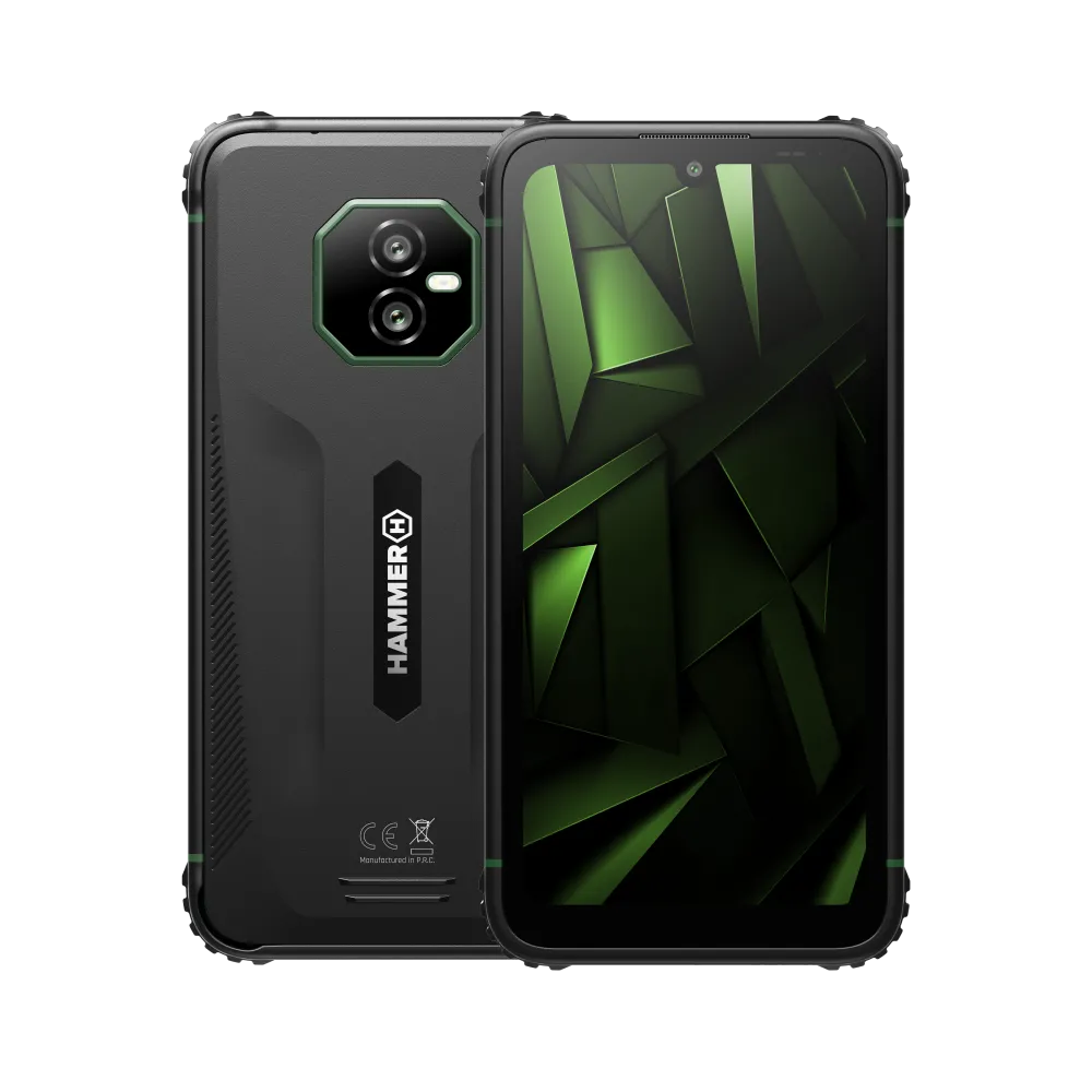 Hammer Ranger (Green) DS 6.1" IPS TFT 720x1560/2GHz/256GB/6GB RAM/Android 15/microSDXC/WiFi,BT,4G