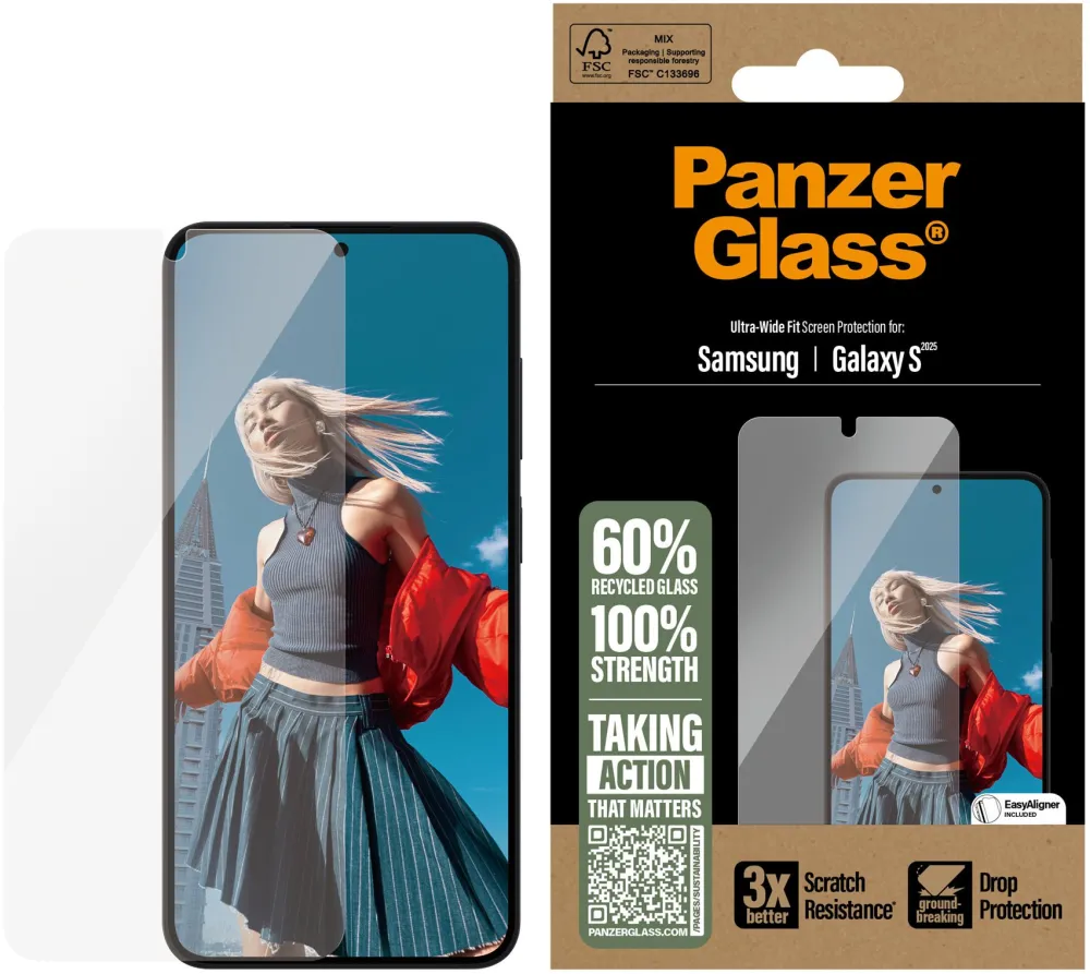 Folie protectie ecran PanzerGlass Samsung Galaxy S25 Ultra-Wide Fit