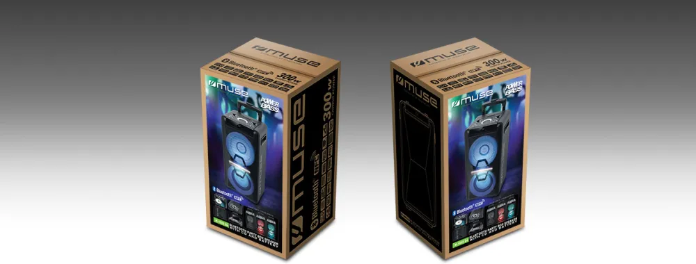 Muse M-1920DJ Portable Party Box Speaker