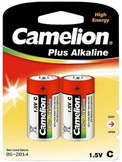 Pachet 2 baterii alcaline Camelion Plus C LR14 1,5 V