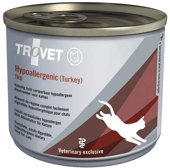 TROVET Hypoallergenic TRD with turkey - wet cat food - 200g