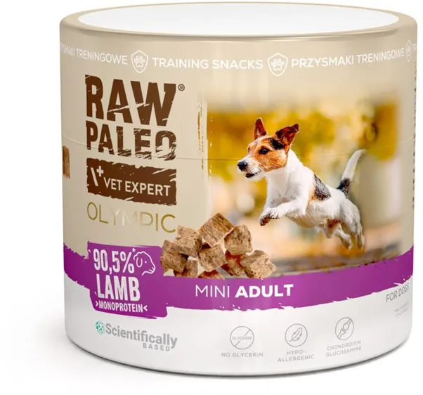 VETEXPERT Raw Paleo Olympic Lamb Mini Mono - dog treat - 90g