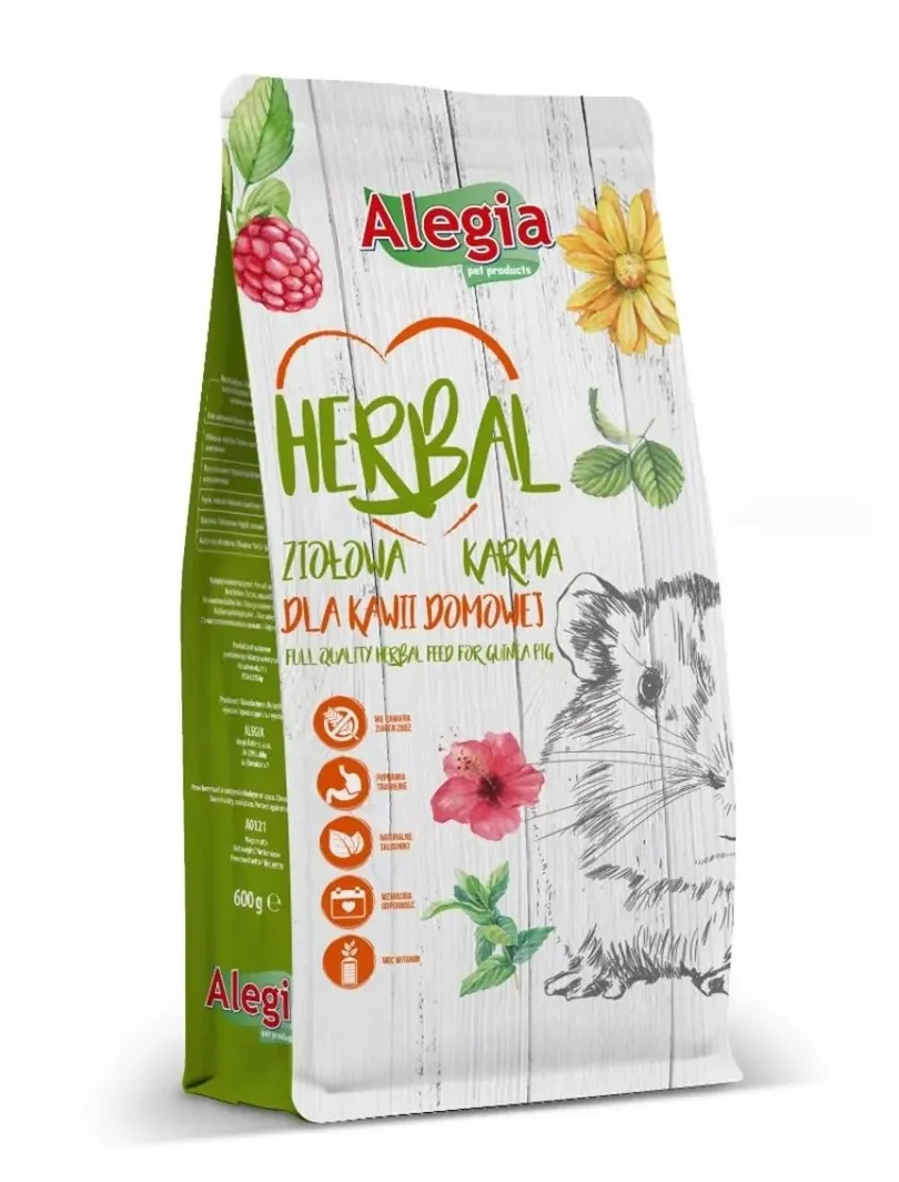 ALEGIA Herbal domestic guinea pig dry food - 600g