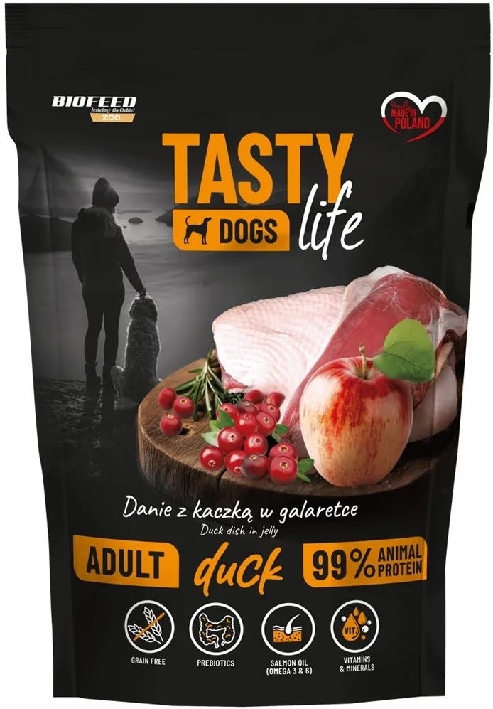 BIOFEED Tasty Dogs Life Duck - wet dog food - 150g
