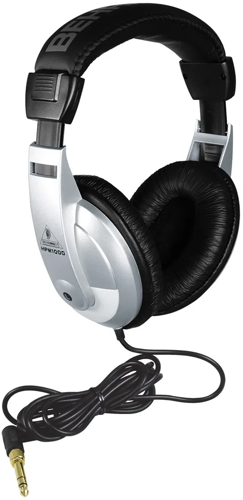 Casti BEHRINGER HPM1000 Wired Music Black, Silver