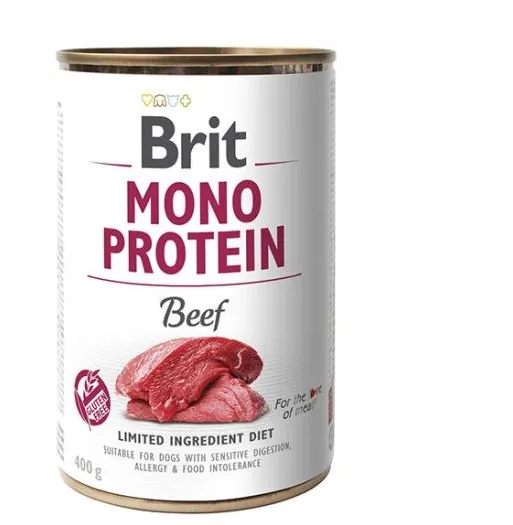 BRIT Mono Protein Beef - wet dog food - 400 g