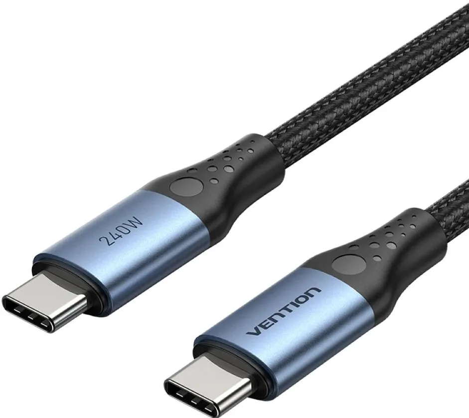 Vention USB 2.0 5A 240W 1m BLACK USB-C to C cable