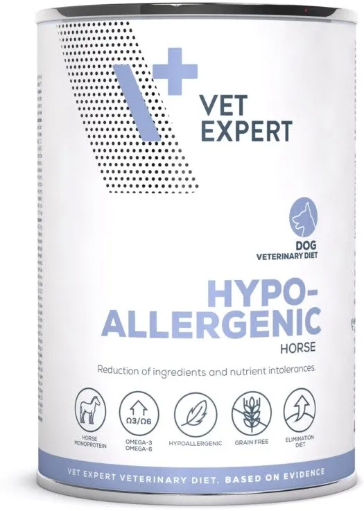 VETEXPERT Hypoallergenic Horse - wet dog food - 400g