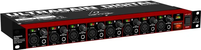 Behringer ADA8200 - 8 channel audio converter, 10 - 24000 Hz