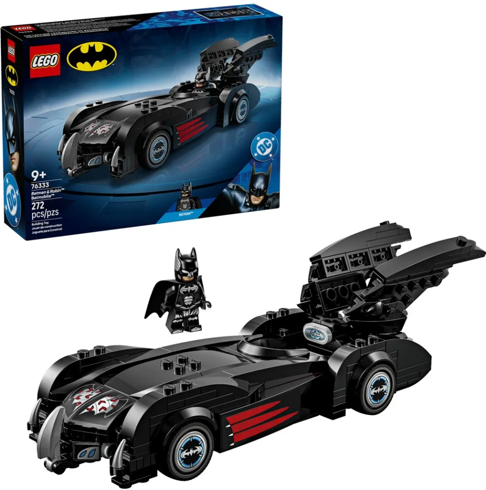 LEGO BATMAN 76333 Batman & Robin Batmobile