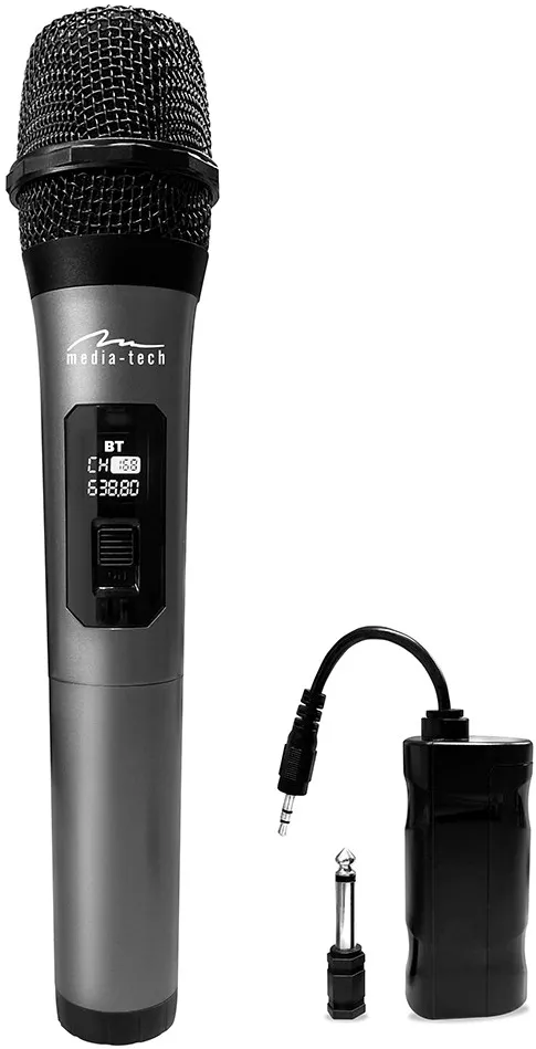 Microfon Media-Tech Wireless microphone for speakers Karaoke MIC HERO WIRELESS MT398.