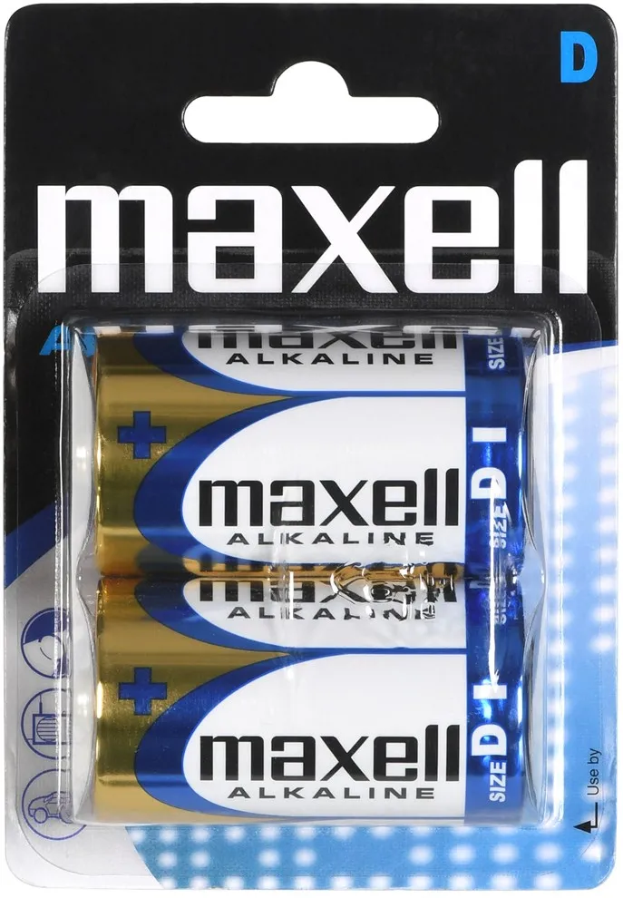 MAXELL battery alkaline LR20 2 pcs.