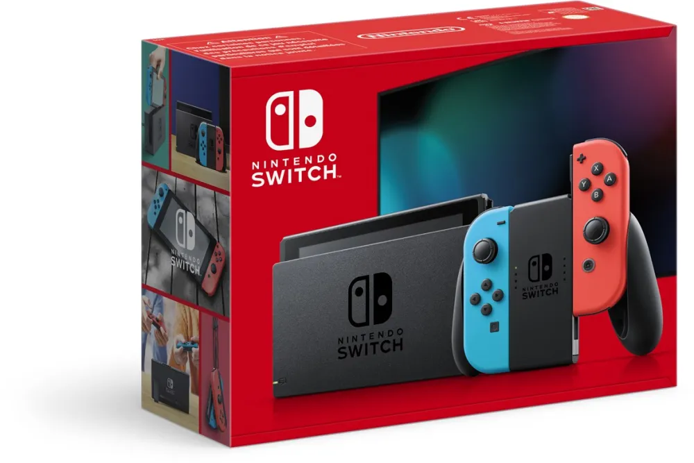 Nintendo Switch portable game console 15.8 cm (6.2") 32 GB Touchscreen Wi-Fi Blue, Grey, Red