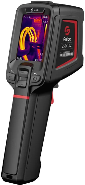 Guide Sensmart Guide Sensmart E2+ thermal imaging camera Vanadium Oxide Uncooled Focal Plane Arrays Black 256 x 192 pixels Built-in display LCD