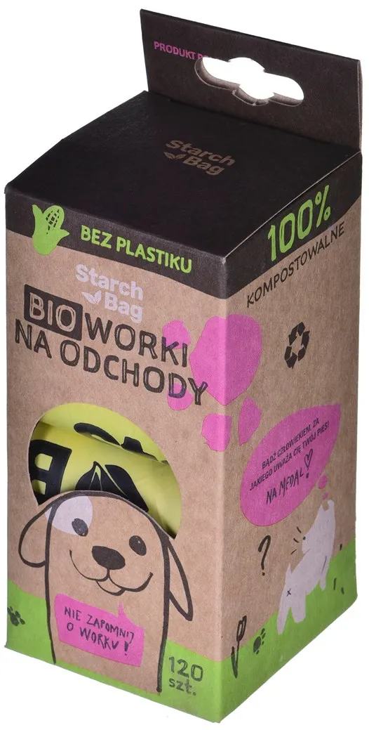 STARCH BAG - Dog poop bags - 8 x 15