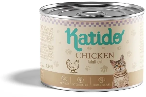 KATIDO Chicken - wet cat food - 200g