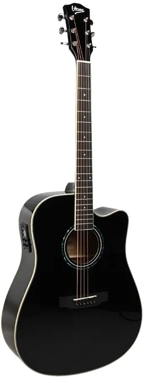 V-TONE VEAG1 CE BK - 4/4 electro-acoustic guitar, black