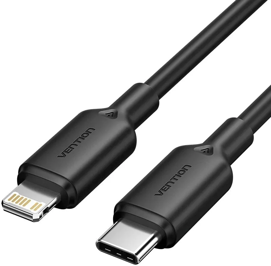 USB-C to Lightning Cable 3A 480Mbps 1m BLACK