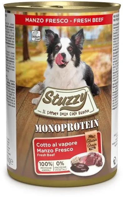 ​Hrana umeda pentru caini Monoprotein cu vita 400 g