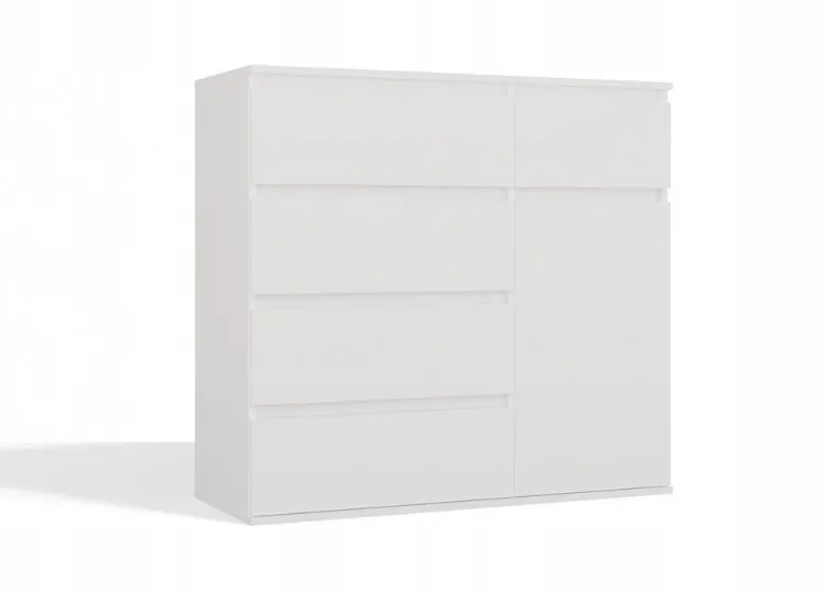 MALWA 1D5S WHITE CHEST OF DRAWERS