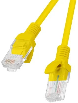 LANBERG PATCHCORD UTP CAT.5E 0.5M YELLOW PCU5-10CC-0050-S