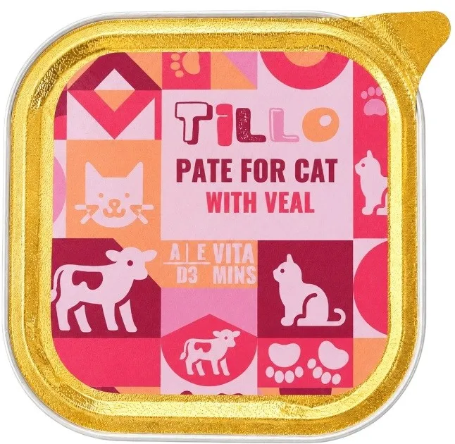 TILLO Pate Veal - wet cat food - 100g