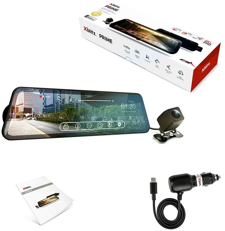 Xblitz Prime  Rearview mirror camera