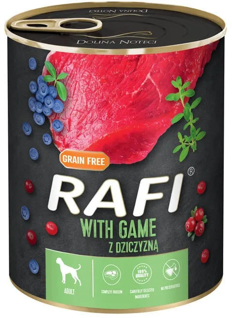 DOLINA NOTECI Rafi with game - wet dog food - 800g