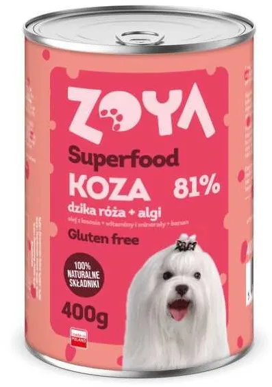 ZOYA Superfood Goat - wet dog food - 400g