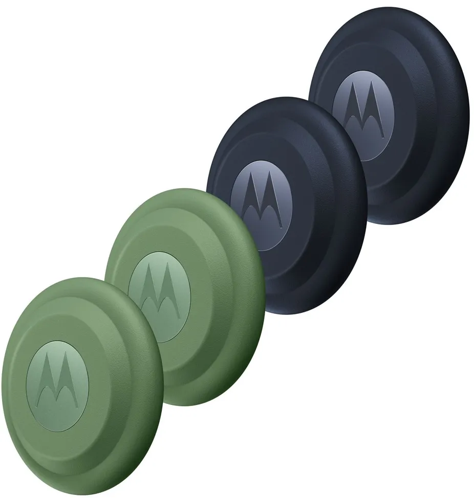 Set 4 localizatoare Bluetooth Motorola Moto Tag IP67 Jade Green si Midnight Blue