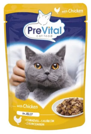 PREVITAL Chicken in jelly - wet cat food - 100g