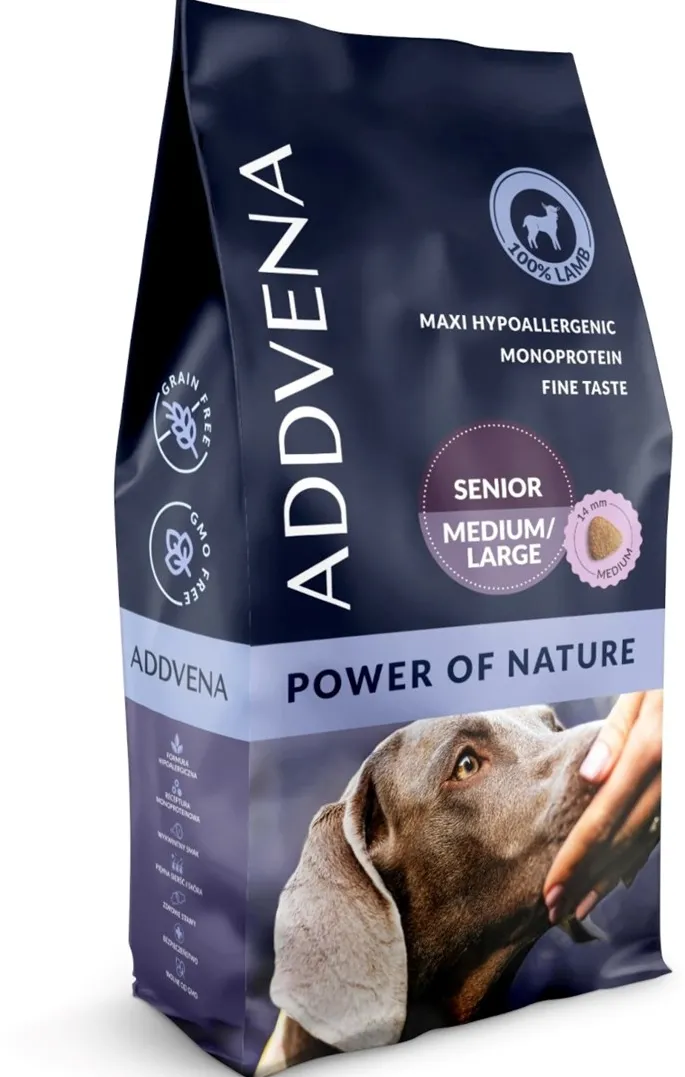 ADDVENA Power of Nature Senior Medium/Large Mono Lamb - dry dog food - 10kg