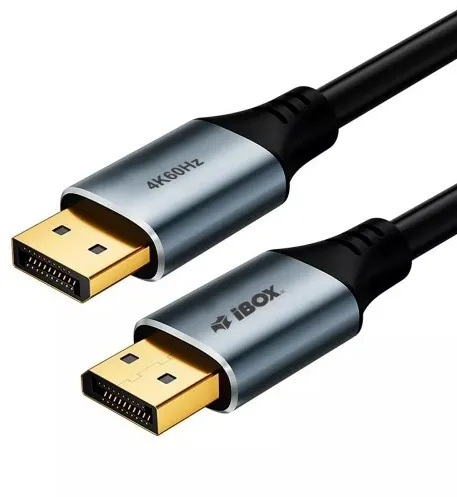 iBox ITVDP011 DisplayPort cable 4K 60Hz gold plug 1 m
