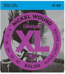 D'Addario EXL120 - electric guitar strings (9-42)