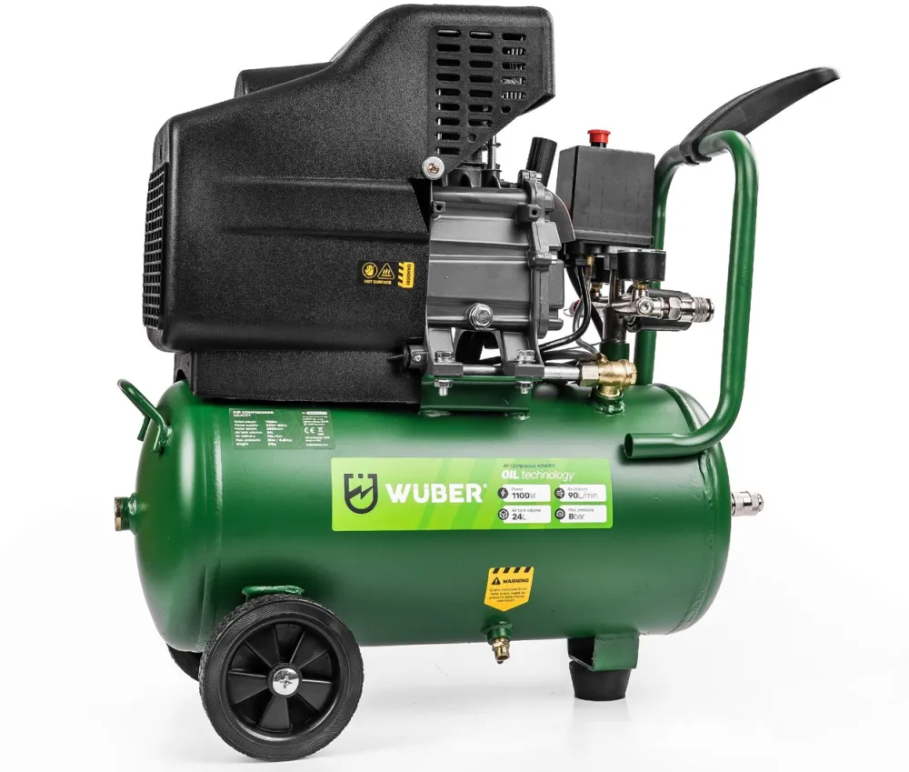 Oil-lubricated compressor 24 L W54001 WUBER