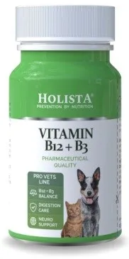 Supliment pentru caini si pisici HOLISTA Vitamin B12 + B3 90 tablete