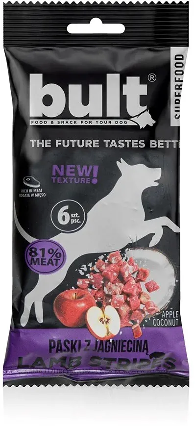 BULT Tasty Strips Superfoods lamb - dog treat - 6pcs.