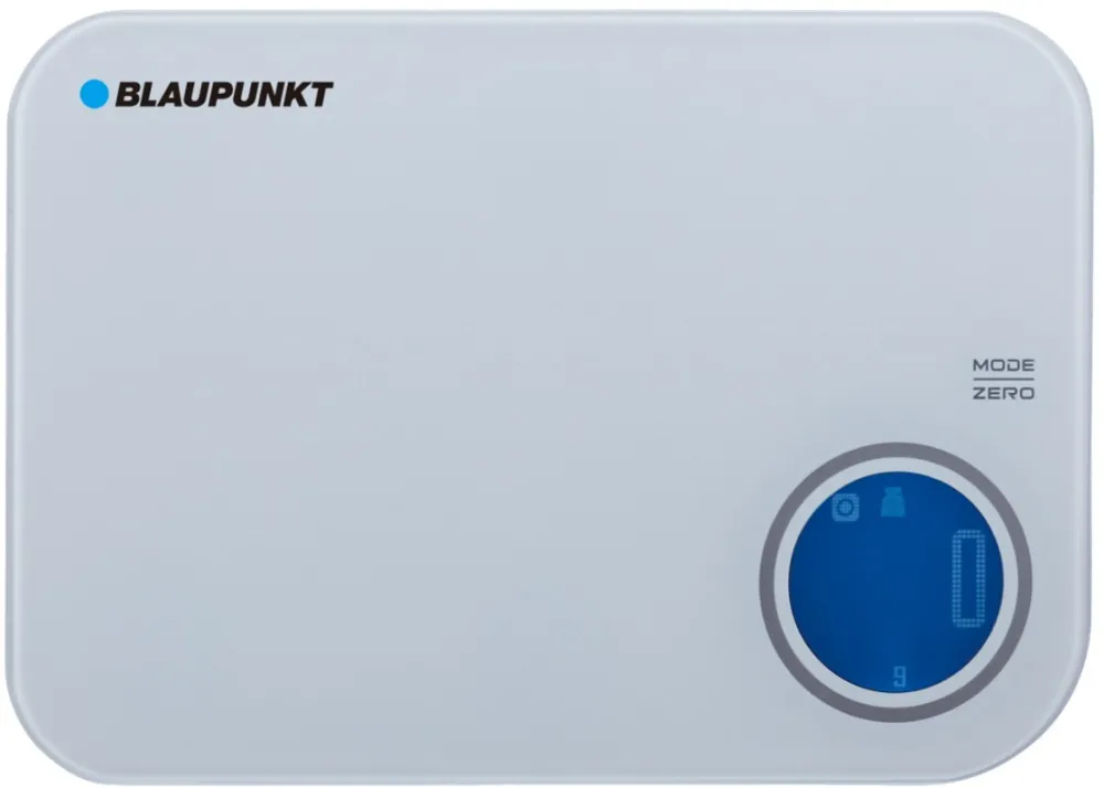 Blaupunkt Cantar de bucatarie FKS601, 5kg, butoane touch, 2 X AAA, Alb