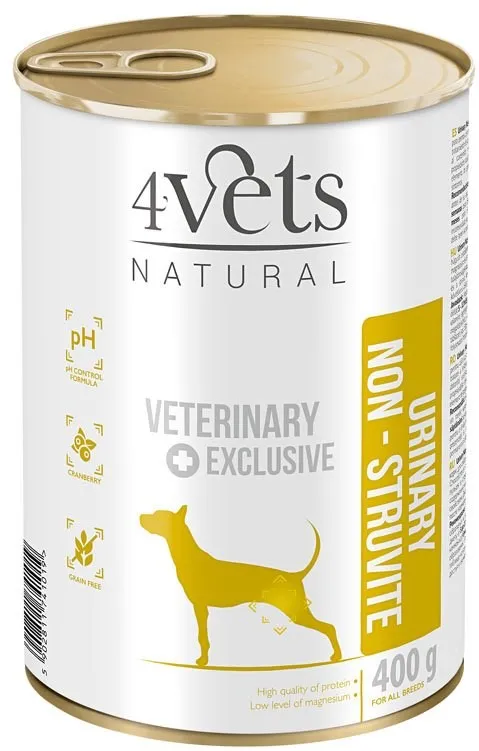 4VETS Natural Urinary No Struvit Dog  - wet dog food - 400 g