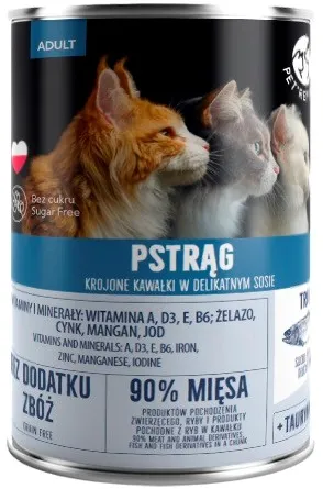 PET REPUBLIC Adult Trout - wet cat food - 400g
