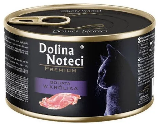 DOLINA NOTECI Premium Rich in rabbit - wet cat food - 185g