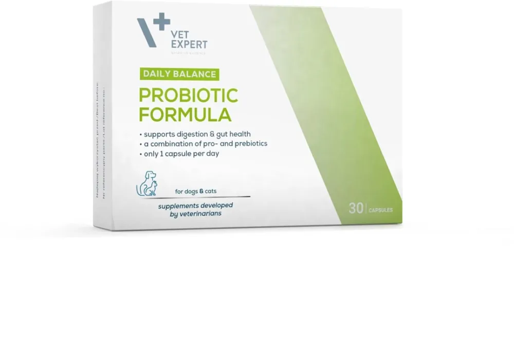 Probiotic pentru caini si pisici VetExpert Probiotic Formula 30 buc