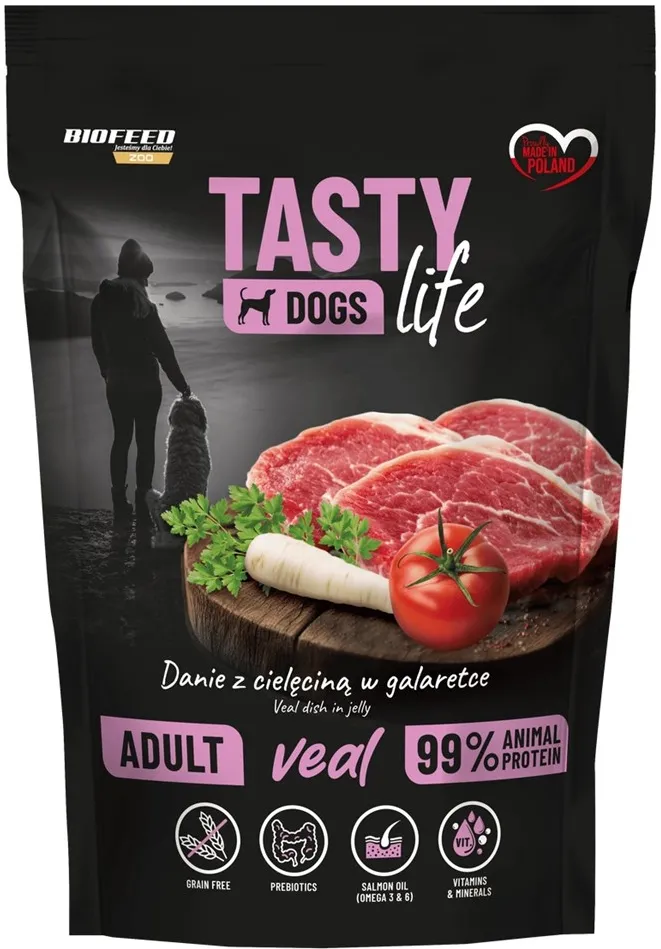 BIOFEED Tasty Dogs Life Veal - wet dog food - 500g
