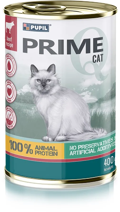 PUPIL Prime Rich in beef and liver - wet cat food - 400g