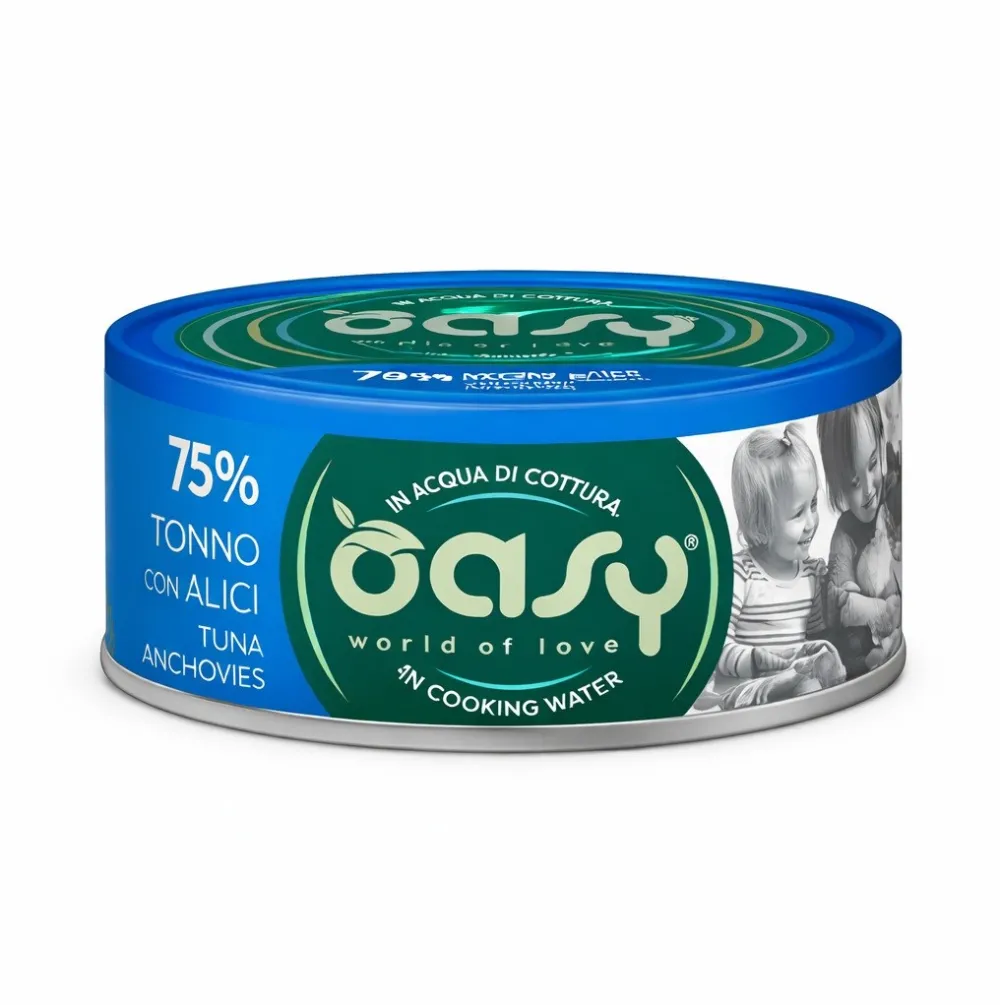 OASY More Love Tuna with anchovies - wet cat food - 70g