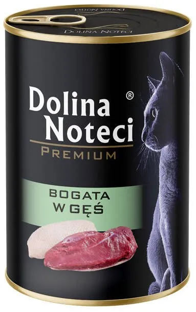 DOLINA NOTECI Premium Rich in goose - wet cat food - 400g