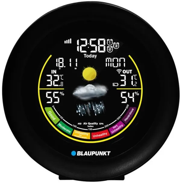 Blaupunkt BLAUPUNKT WS35BK APP WEATHER STATION, BLACK