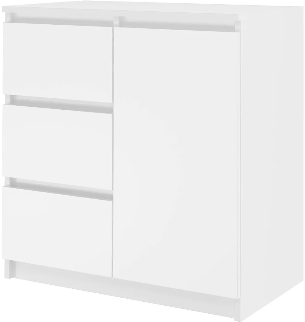 Topeshop 1D3S BIEL KPL chest of drawers